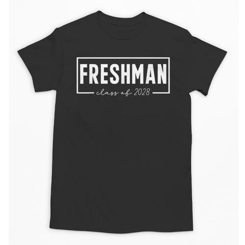 Official Freshman Class Of 2028 High School Back To School Unisex T-Shirt - Savourry