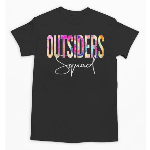 Outsiders Squad Tie Dye Back To School Women Appreciation Unisex T-Shirt - Savourry