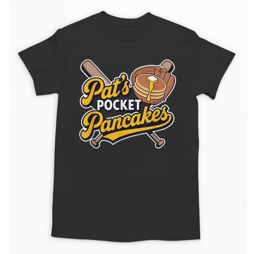 Pat's Pocket Pancakes Baseball Glove Stack Syrup Unisex T-Shirt - Sportilla