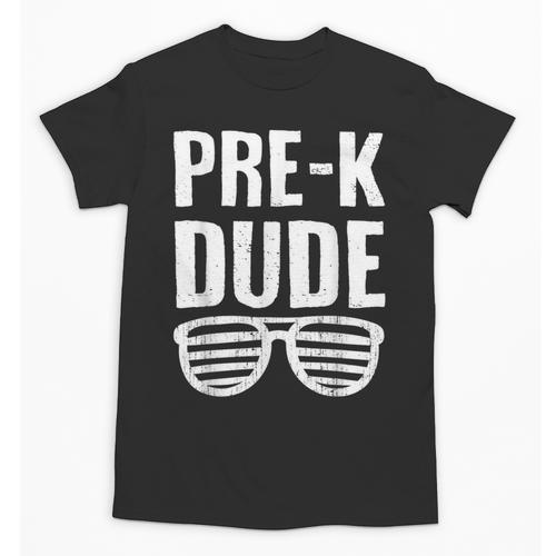 Pre-K Dude First Day Back To School Preschool Boys Kid Unisex T-Shirt - Savourry