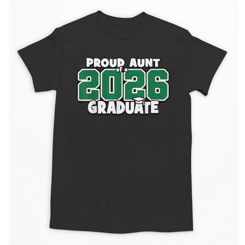 Proud Aunt Of 2026 Graduate Matching Back To School G Unisex T-Shirt - Savourry