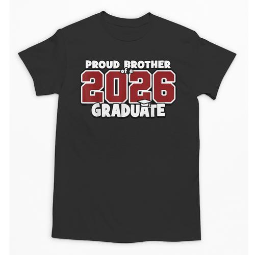 Proud Brother Of 2026 Graduate Matching Back To School M Unisex T-Shirt - Savourry