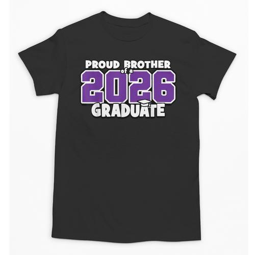 Proud Brother Of 2026 Graduate Matching Back To School P Unisex T-Shirt - Savourry