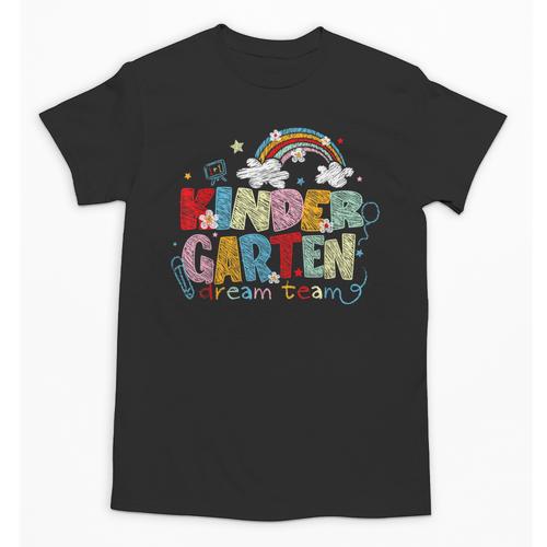 Rainbow Kindergarten Dream Painting Team Back To School Unisex T-Shirt - Savourry