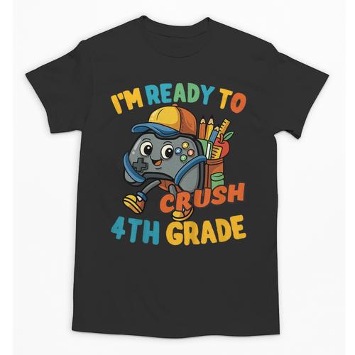 Ready For 4th Grade First Day Back To School Students Unisex T-Shirt - Savourry