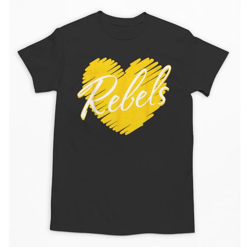 Rebels Heart Back To School Spirit GY Unisex T-Shirt - Savourry