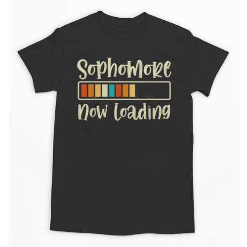 Retro Sophomore Now Loading 2028 High School Back To School Unisex T-Shirt - Savourry