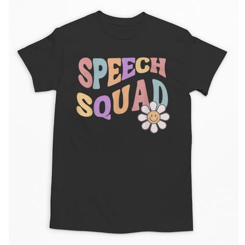 Retro Speech Squad Back To School Speech Therapist SLP Unisex T-Shirt - Savourry
