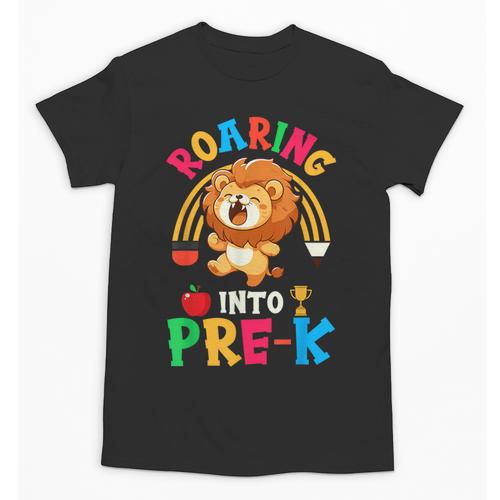 Roaring Into Pre-Kindergarten Lion Pre K Back To School Unisex T-Shirt - Savourry