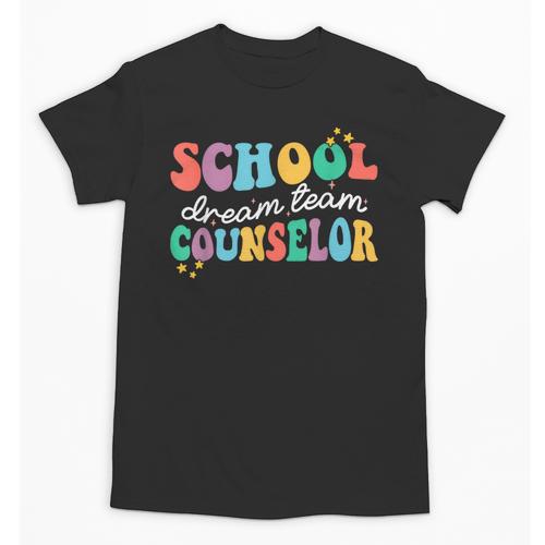 School Counselor Dream Squad Team Back To School Counseling Unisex T-Shirt - Savourry