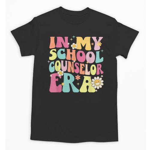 In My School Counselor Era Retro Back To School Counseling Unisex T-Shirt - Savourry