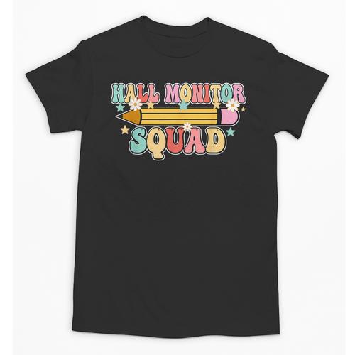 School Hall Monitor Squad Cool Retro Back To School Team Unisex T-Shirt - Savourry