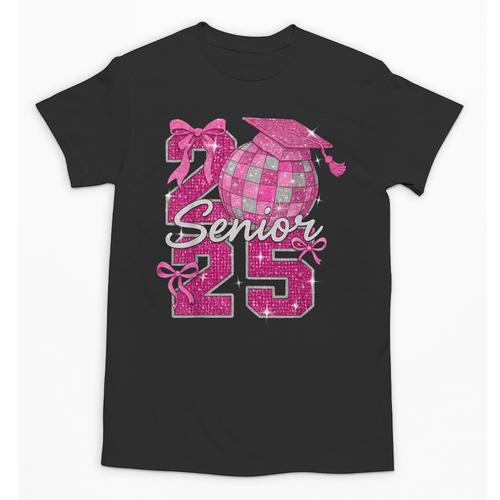 Senior 2025 Class Of 2025 Bows Back To School 2025 Unisex T-Shirt - Savourry
