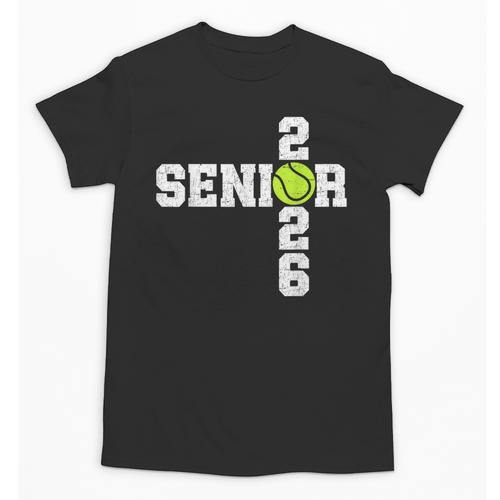 Senior Class Of 2026 Tennis Seniors Back To School 2026 Unisex T-Shirt - Savourry