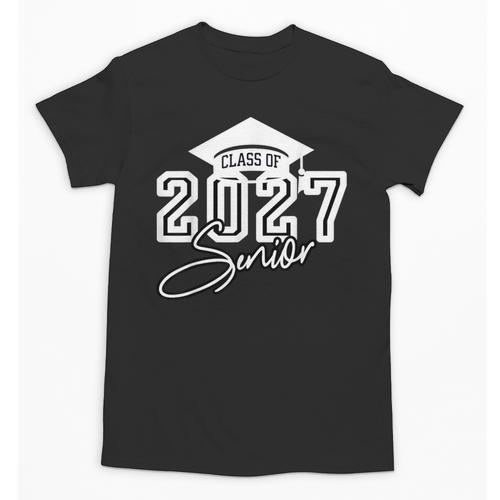 Senior Class Of 2027 Back To School Graduate Senior Year 27 Unisex T-Shirt - Savourry