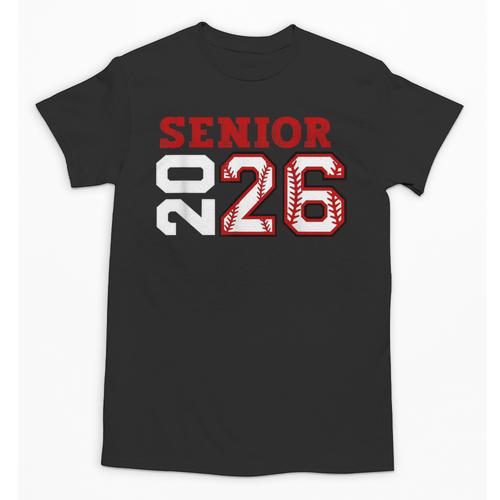 Senior Night Class Of 2026 Baseball Seniors Matching Team Unisex T-Shirt - Sportilla