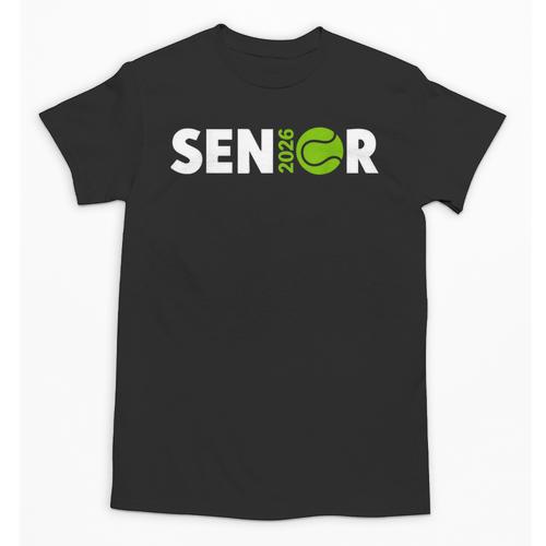 Senior Tennis 2026 Class Of 2026 Graduate Back To School Fun Unisex T-Shirt - Savourry