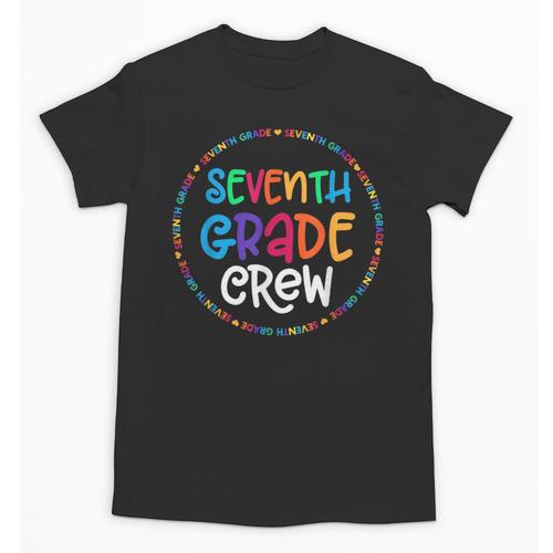 Seventh Grade Crew Back To School Matching Tee For 7th Grade Unisex T-Shirt - Savourry