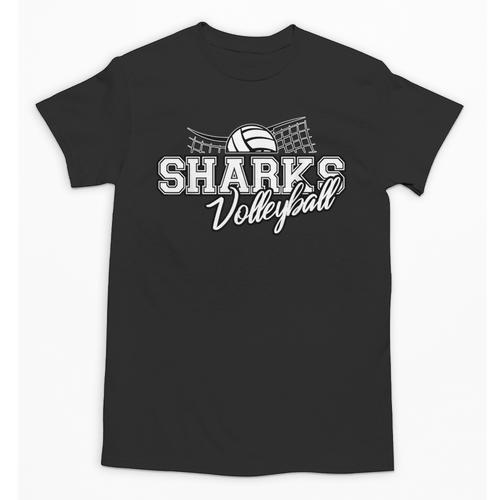 Sharks Volleyball Back To School Spirit Unisex T-Shirt - Savourry