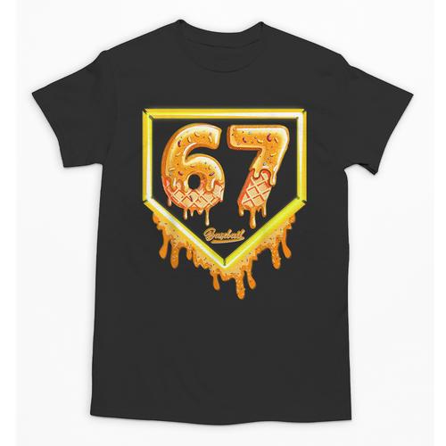 Six Seven 67 Meme Gen Alpha Slang Baseball 101 Unisex T-Shirt - Sportilla