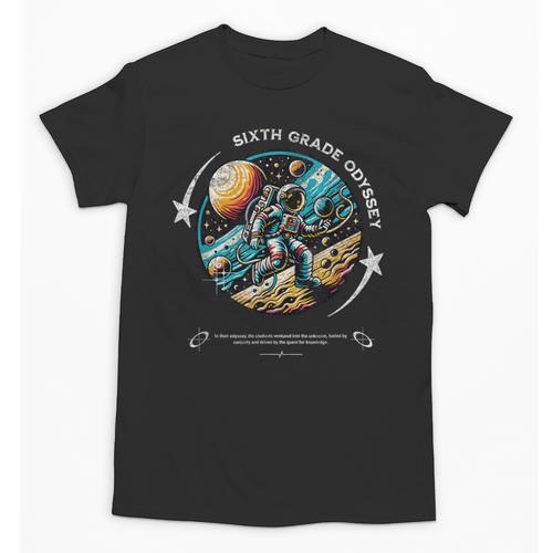 Sixth Grade Back To School Space Rocket Astronaut Unisex T-Shirt - Savourry