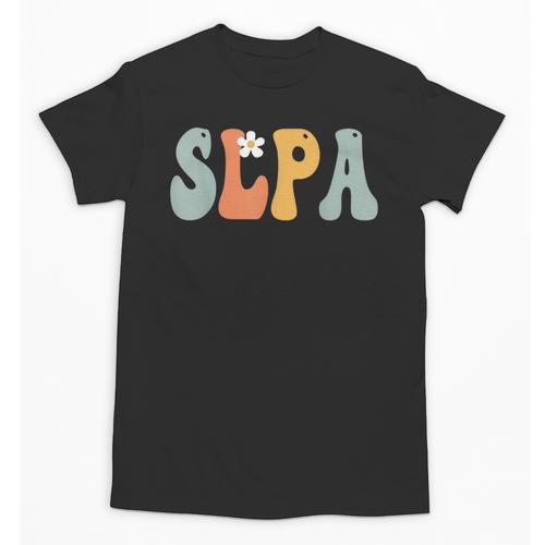 SLPA Groovy Women Appreciation Day Hello Back To School Unisex T-Shirt - Savourry