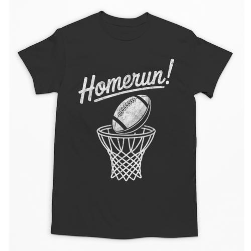 Sports Homerun Football Basketball Baseball Joke Tee Unisex T-Shirt - Sportilla