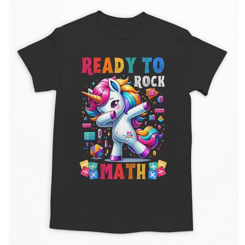 Student Back To School Math Squad Kids Girls Smarter Unicorn Unisex T-Shirt - Savourry