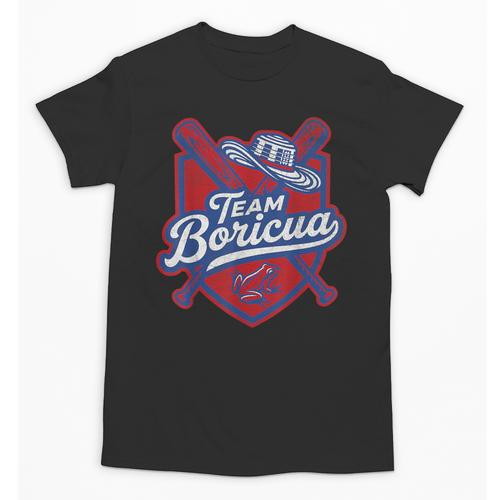 Team Boricua Puerto Rico Baseball Coqui Frog Pava Hat Fan Unisex T-Shirt - Sportilla