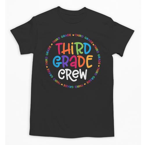 Third Grade Crew Back To School Matching Tee For 3rd Grade Unisex T-Shirt - Savourry