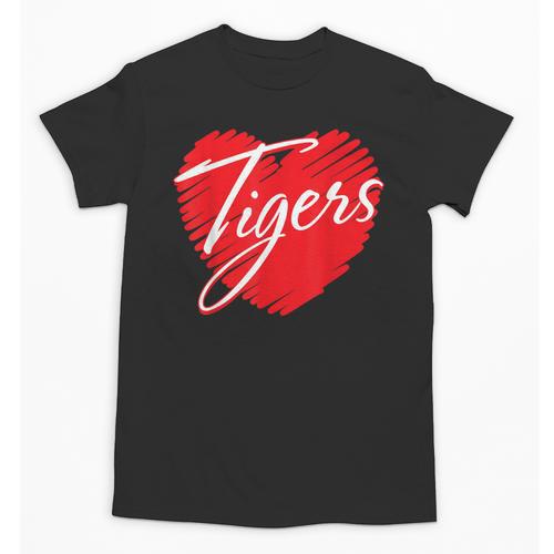 Tigers Heart Back To School Spirit R Unisex T-Shirt - Savourry