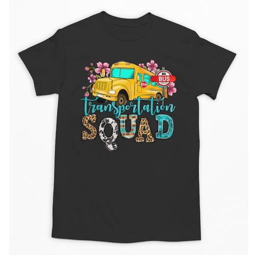 Transportation Squad Bus Driver School Bus Back To School Unisex T-Shirt - Savourry