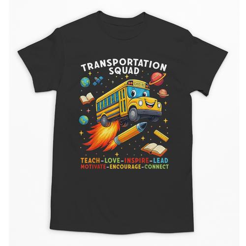 Transportation Squad School Bus Driver Back To School Unisex T-Shirt - Savourry