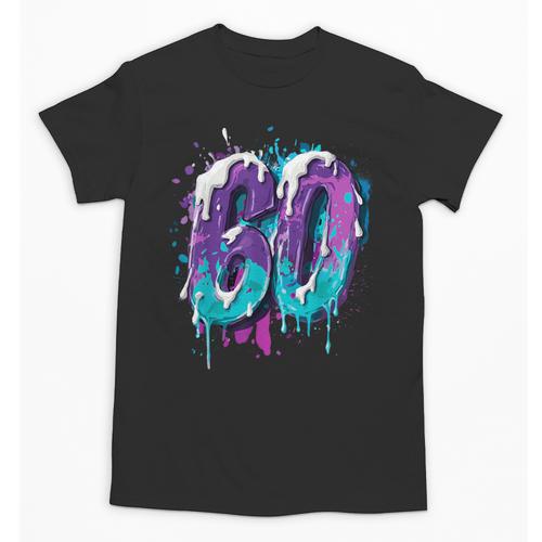 Vintage Baseball 60 Number Unisex T-Shirt - Sportilla