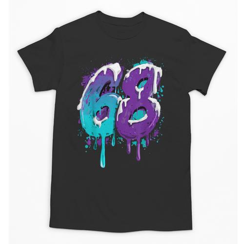 Vintage Baseball 68 Number Unisex T-Shirt - Sportilla