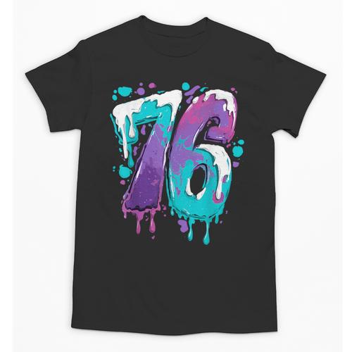 Vintage Baseball 76 Number Unisex T-Shirt - Sportilla