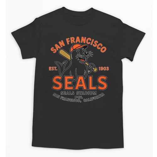 Vintage San Francisco Seals California Baseball Logo Unisex T-Shirt - Sportilla