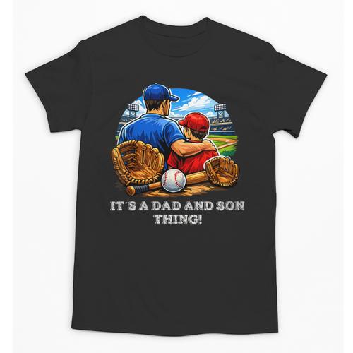 Women's Father Son Baseball Father's Day Unisex T-Shirt - Sportilla