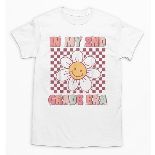In My 2nd Grade Era Cute Groovy Second Grade Back To School Unisex T-Shirt - Savourry