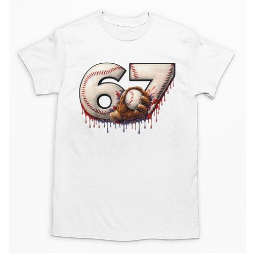 6 7 Six Seven American Baseball Graphic Unisex T-Shirt - Sportilla
