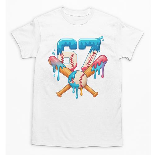 67 Baseball Life Style 101 Apparel Youth Drip Baseball Boys Unisex T-Shirt - Sportilla
