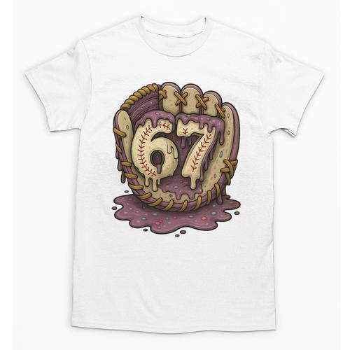 67 Ice Cream Drip Six Seven Baseball Premium Tri-Blend Unisex T-Shirt - Sportilla
