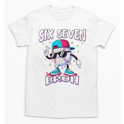 67 Meme Six Seven Baseball Ice Cream Drip Girls Boys Premium Tri-Blend Unisex T-Shirt - Sportilla