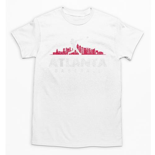 Atlanta Baseball Vintage Player Minimalist Skyline Retro Unisex T-Shirt - Sportilla