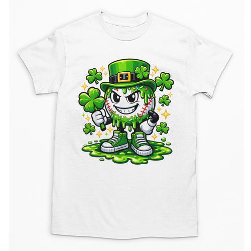 Baseball Drip Icecream Apparel Youth Boy St Patrick Day Unisex T-Shirt - Sportilla