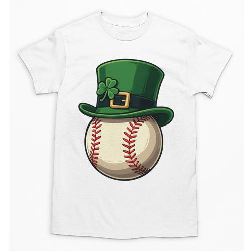 Baseball Leprechaun Hat Saint Patrick Retro Unisex T-Shirt - Sportilla
