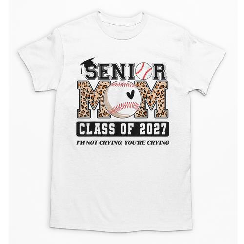 Baseball Senior Class Of 2027 Senior 2027 Graduation Women Unisex T-Shirt - Sportilla