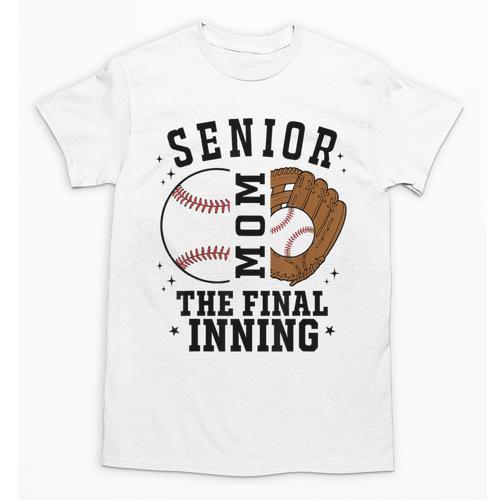Baseball Senior Mom 2026 The Final Inning Unisex T-Shirt - Sportilla