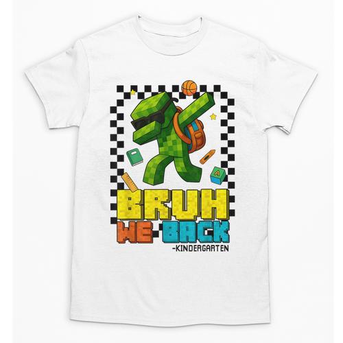 Bruh We Back Kindergarten Back To School Gamer Dabbing Boy Unisex T-Shirt - Savourry
