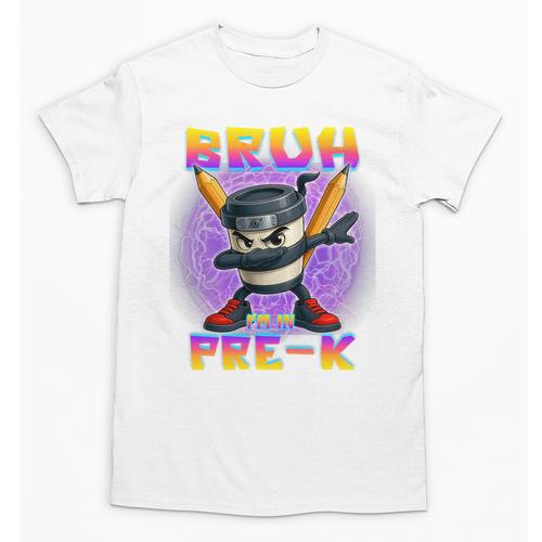 Bruh I'm In Pre-K Back To School Italian Brainrot Premium Tri-Blend Unisex T-Shirt - Savourry